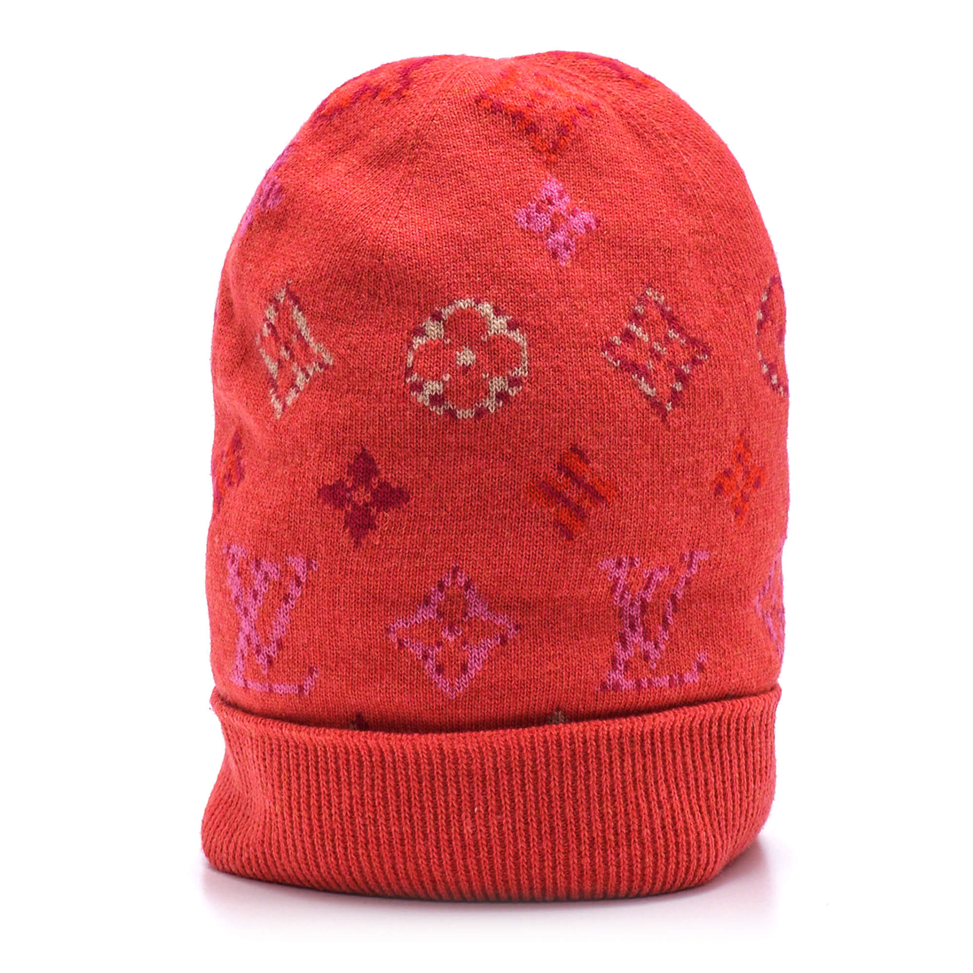 Louis Vuitton - Rose Monogram Bonnie Pop Knit Beanie